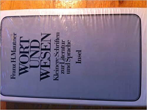 Wort Und Wesen - Kleinere Schriften Zur Literatur Und Sprache Books