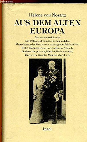 Aus dem alten Europa, Menschen und Städte, Books