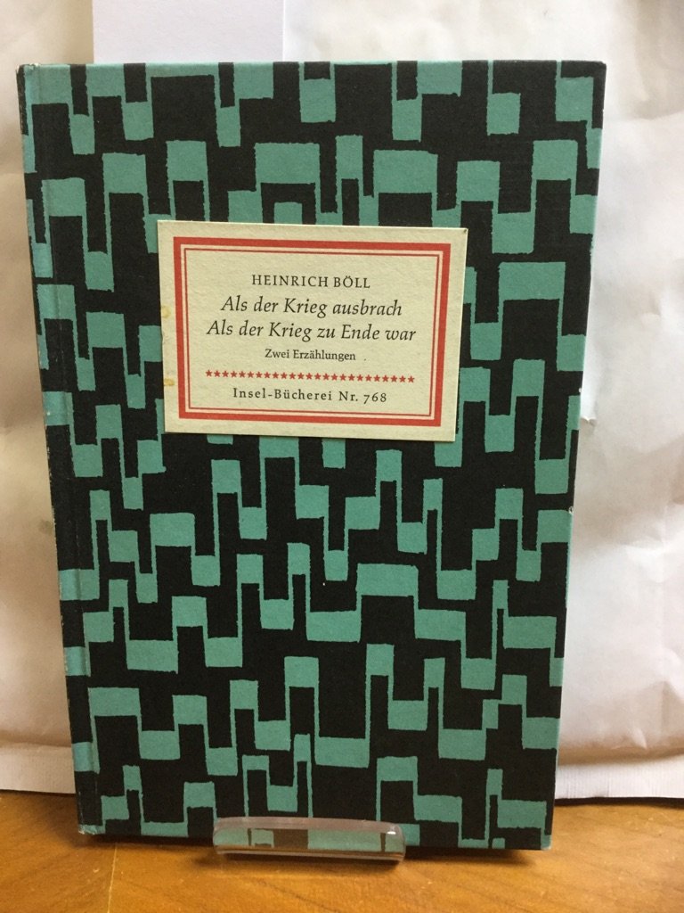 Als der Krieg ausbrach. Als der Krieg zu Ende war. Zwei Erzählungen Contemporary literature