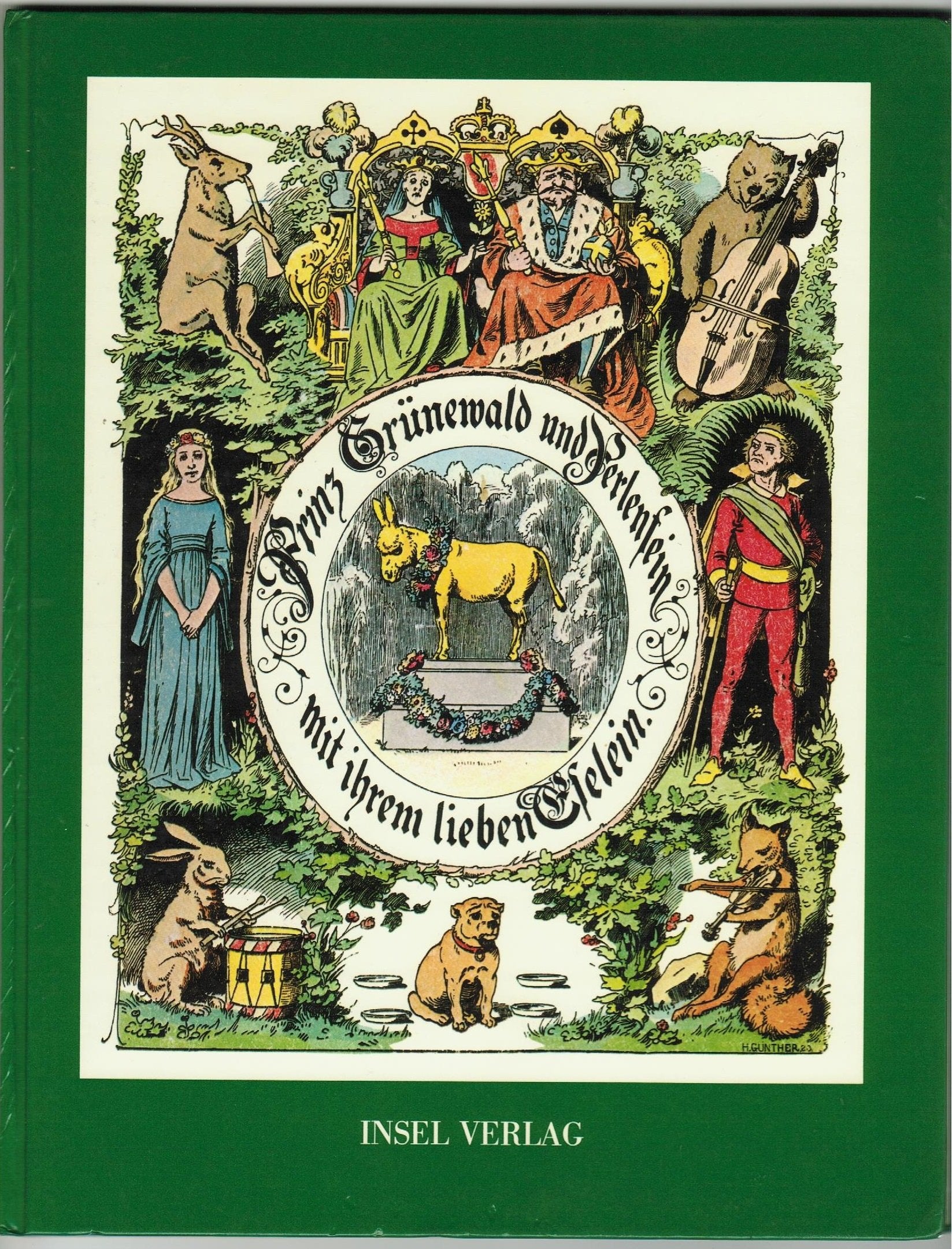 Prinz Grünewald und Perlenfein mit ihrem lieben Eselein Books