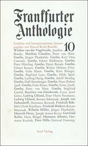 Frankfurter Anthologie. Gedichte und Interpretationen: Zehnter Band Poetry