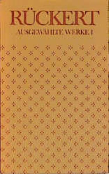 Ausgewählte Werke: Herausgegeben von Annemarie Schimmel. (2 Bde.) Fiction
