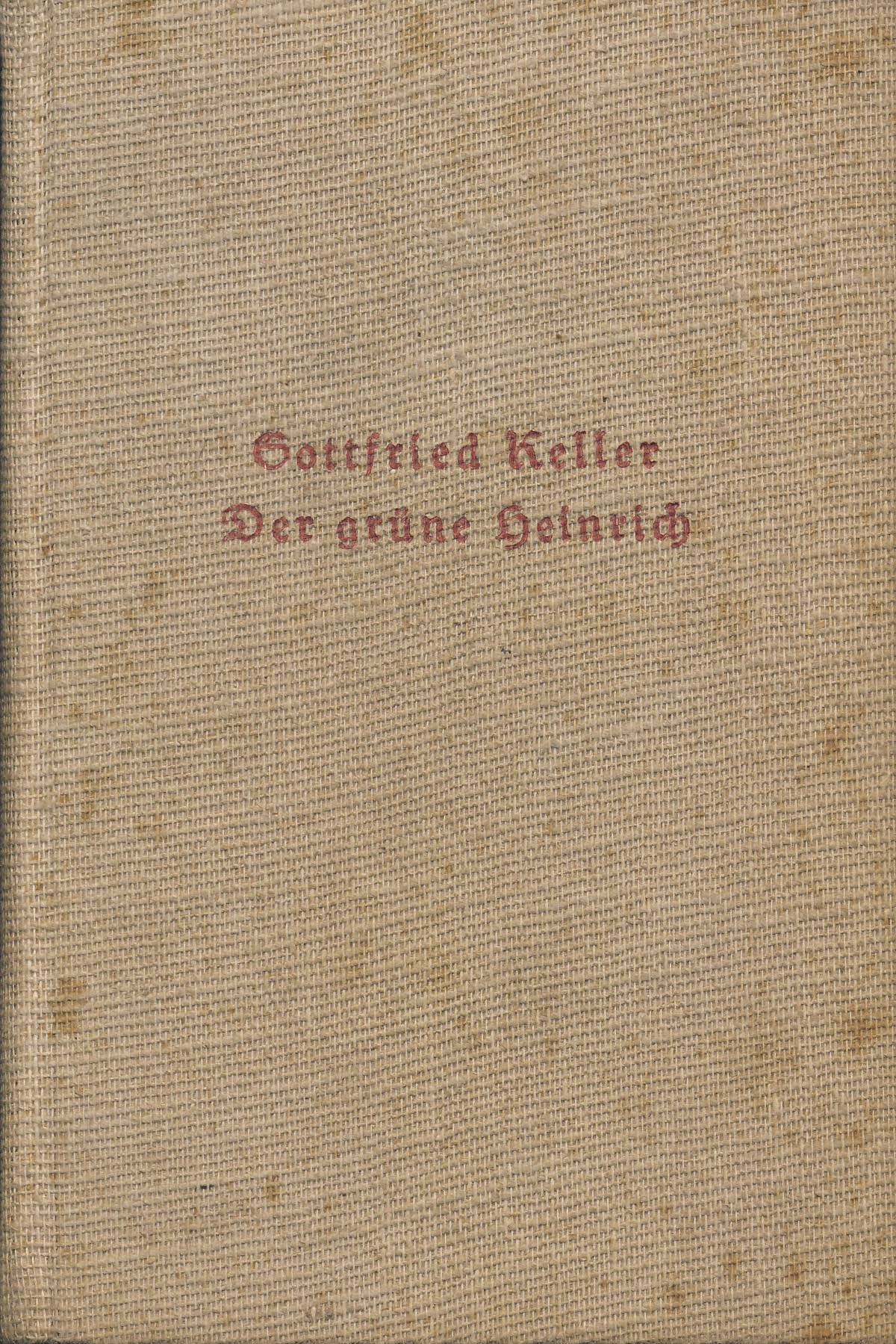 Der grüne Heinrich (Insel-Bibliothek) Fiction