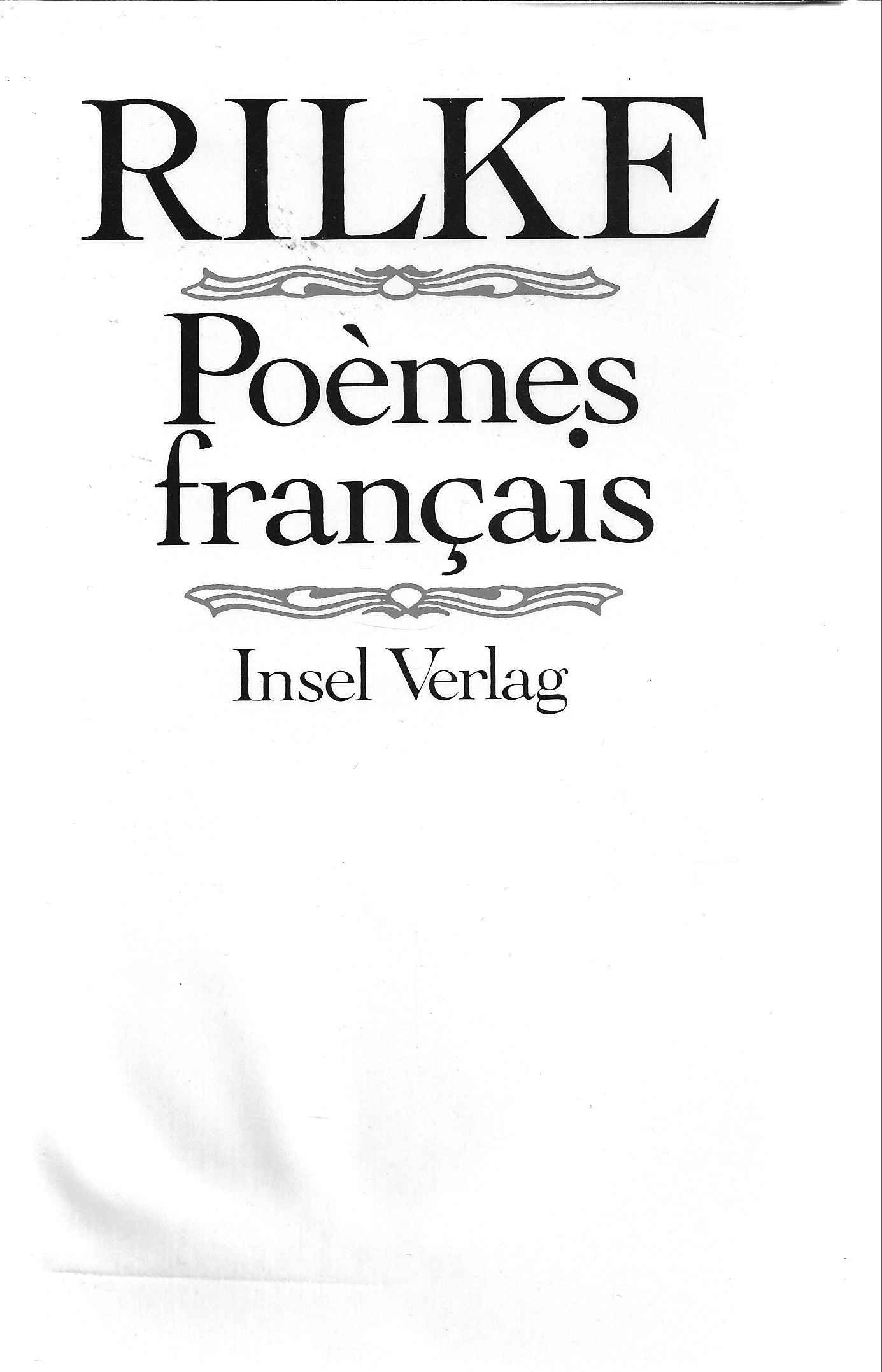 Poèmes français: Mit einem Nachwort von Karl Krolow Fiction