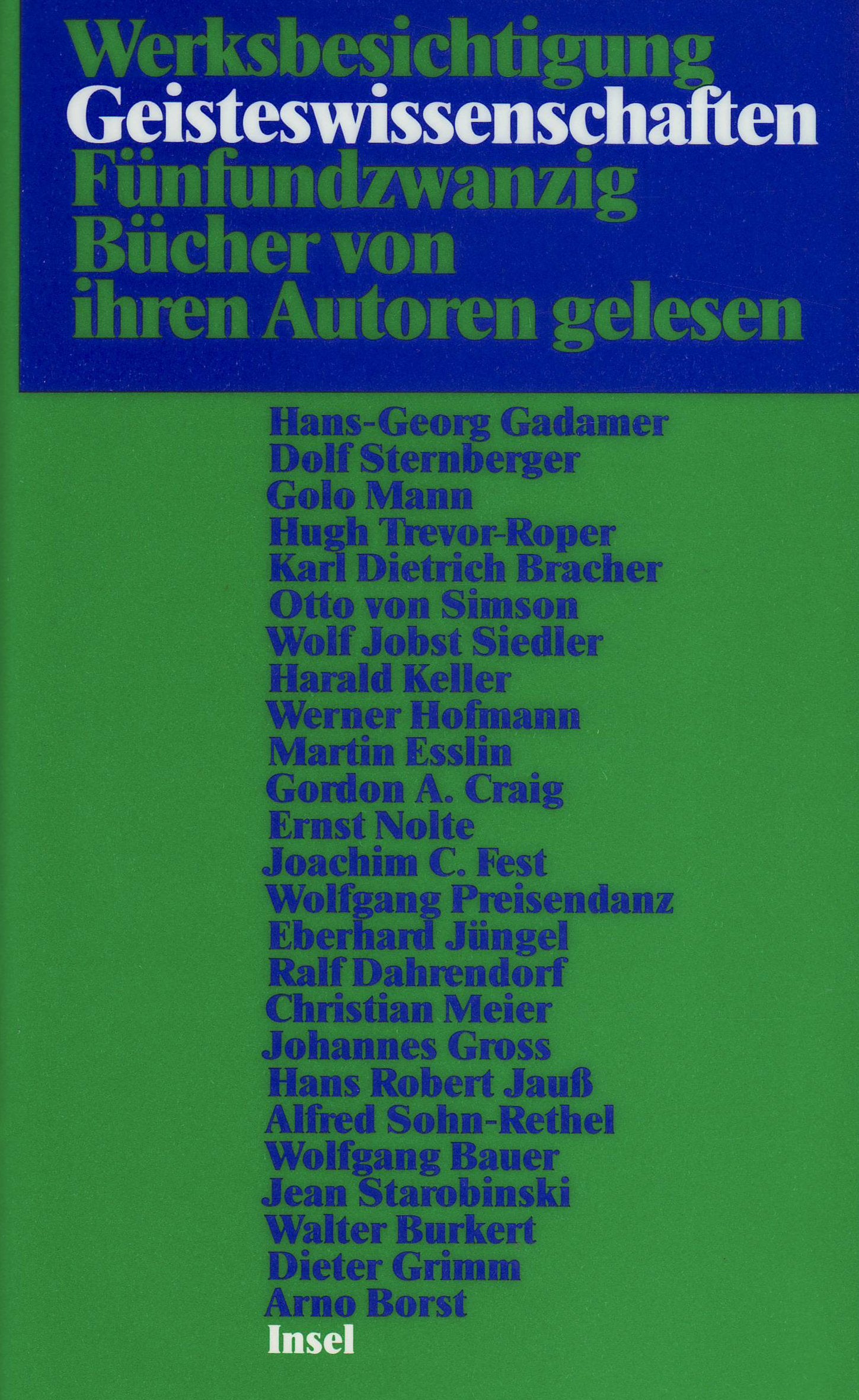 Werksbesichtigung Geisteswissenschaften: Fünfundzwanzig Bücher, von ihren Autoren gelesen Film, Art & Culture