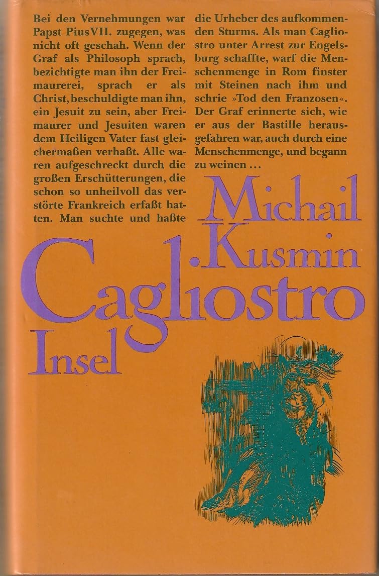 Das wundersame Leben des Joseph Balsamo Graf Cagliostro Contemporary literature