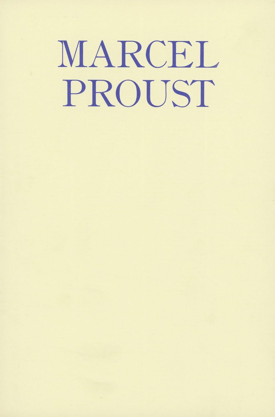 Sprache und Sprachen bei Marcel Proust Contemporary literature