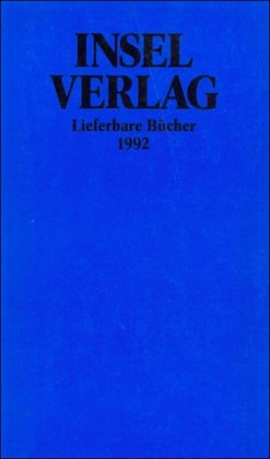 Insel-Almanach auf das Jahr 1992 Contemporary literature