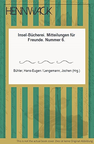 Insel Bücherei, Mitteilungen für Freunde. Nummer 6 Law