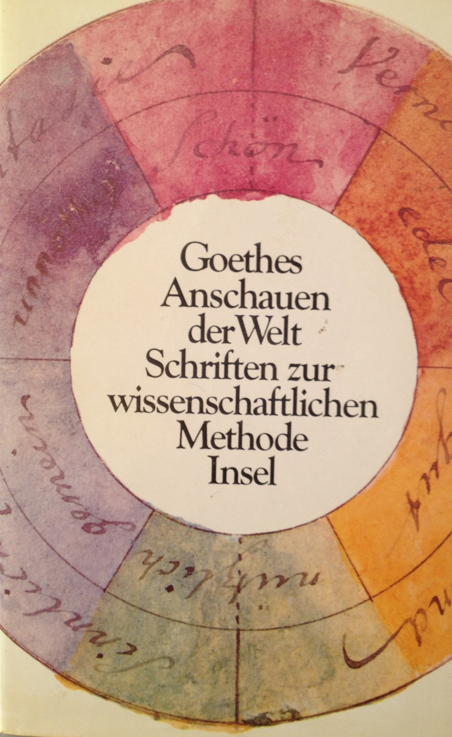 Goethes Anschauen der Welt: Schriften und Maximen zur wissenschaftlichen Methode Philosophy