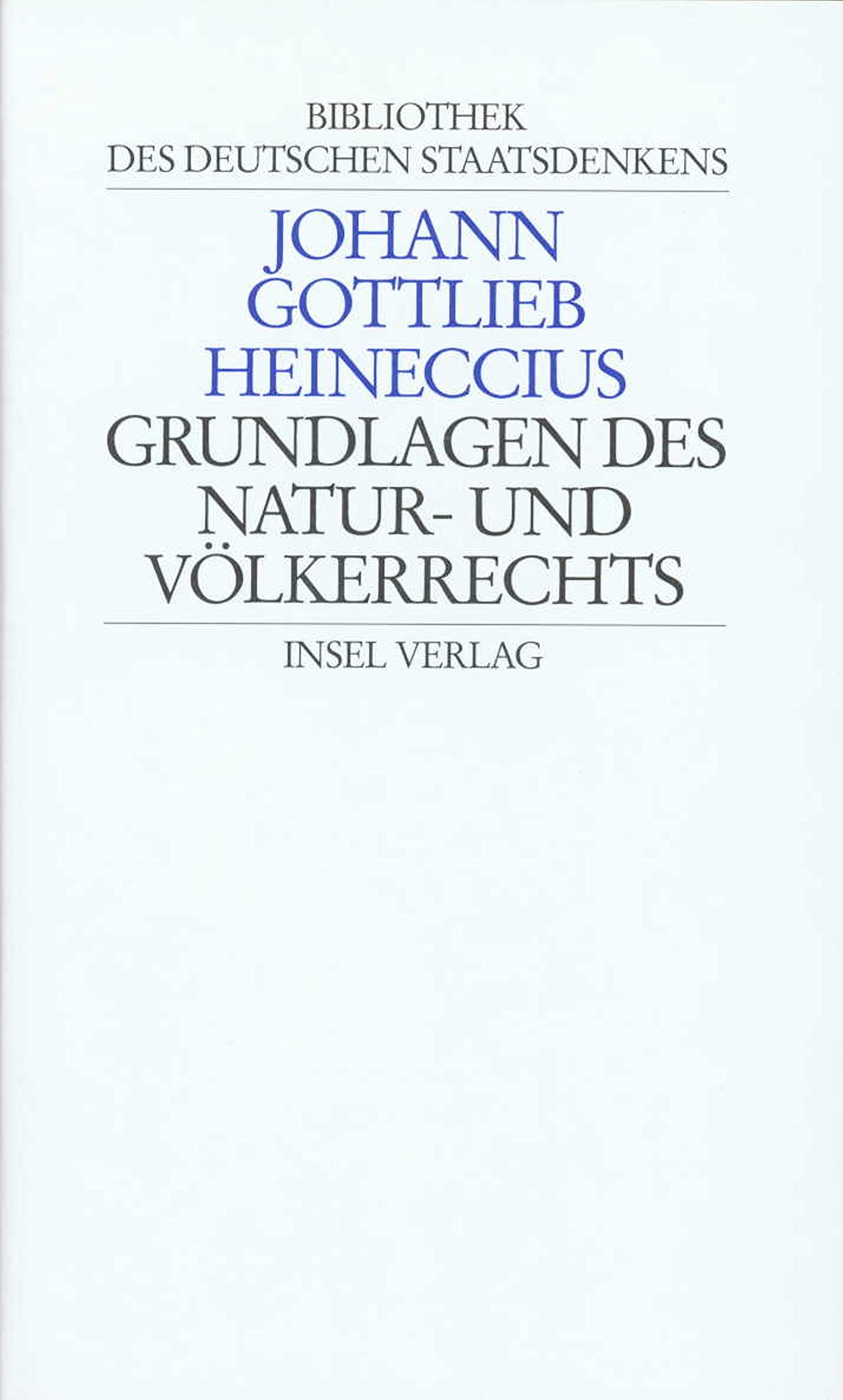 Bibliothek des deutschen Staatsdenkens Law