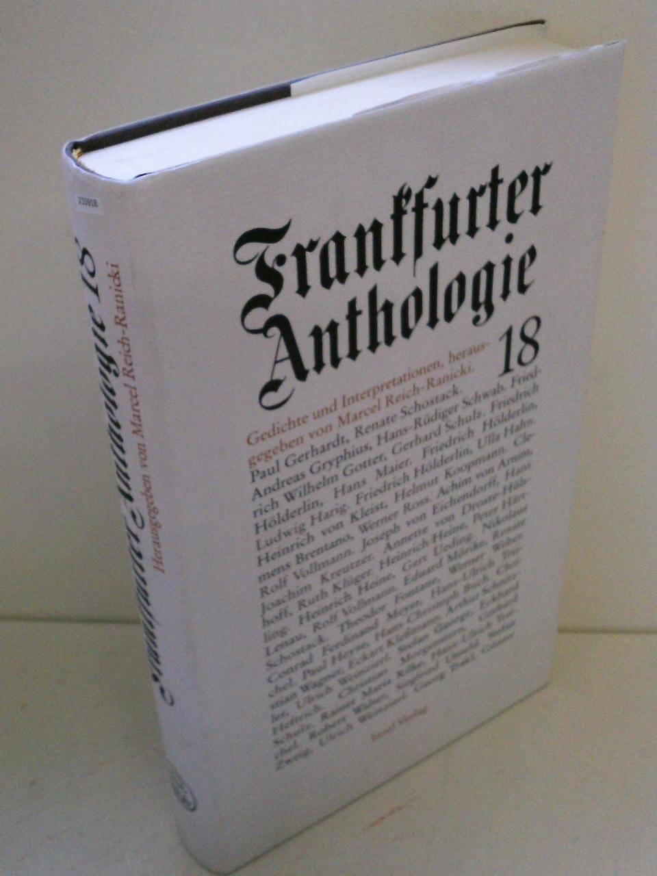 Frankfurter Anthologie. Gedichte und Interpretationen: Achtzehnter Band Poetry