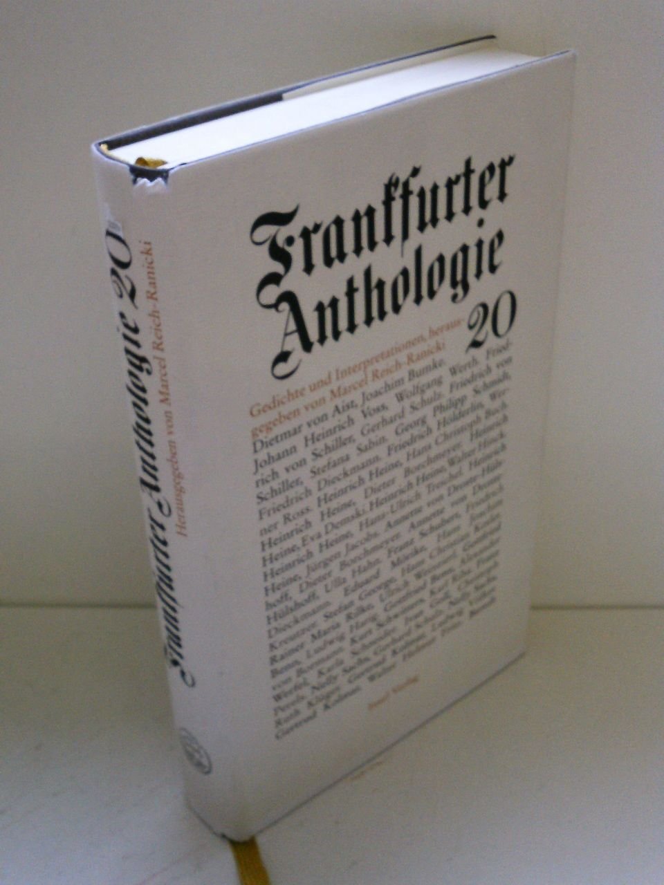 Frankfurter Anthologie. Gedichte und Interpretationen: Zwanzigster Band Poetry