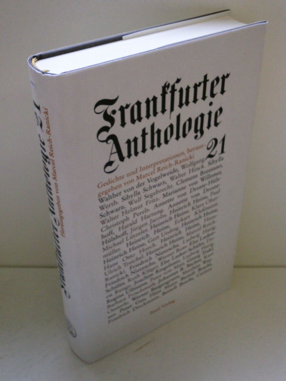 Frankfurter Anthologie. Gedichte und Interpretationen: Frankfurter Anthologie, Bd.21 Poetry