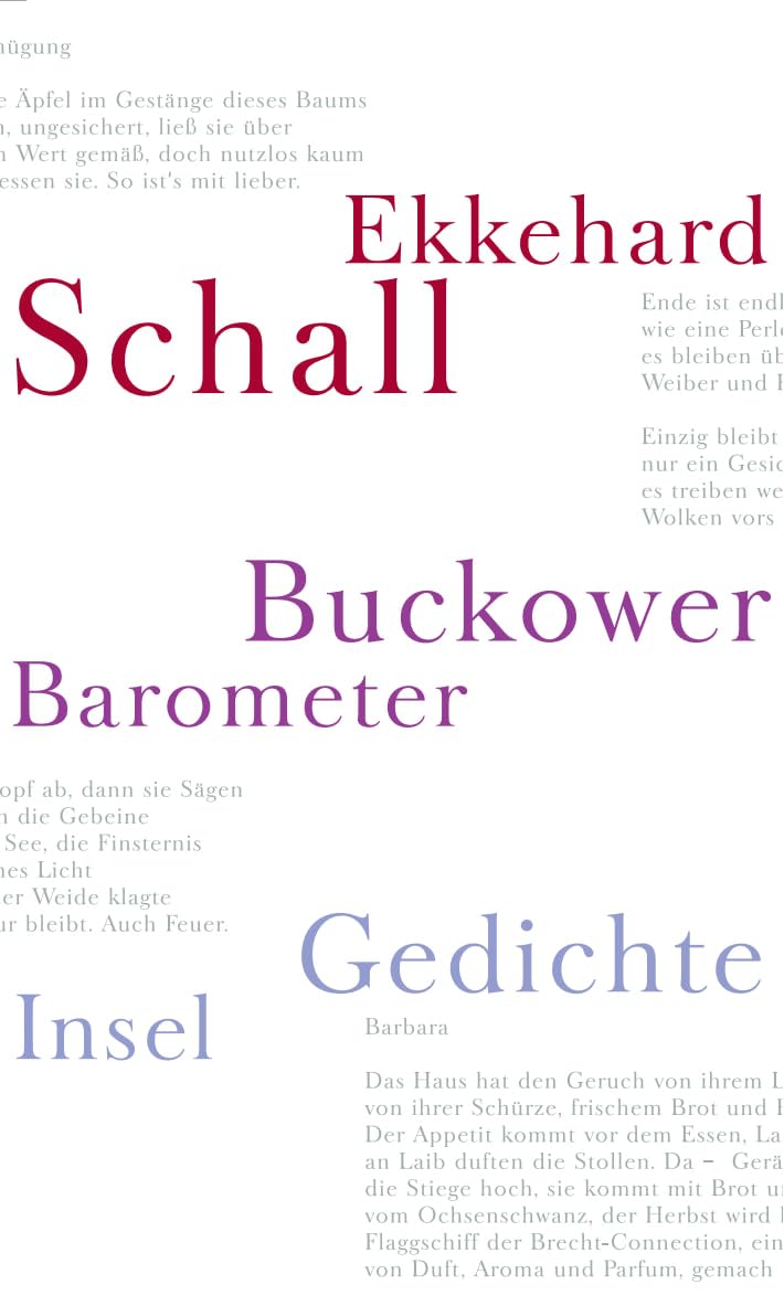 Buckower Barometer Poetry