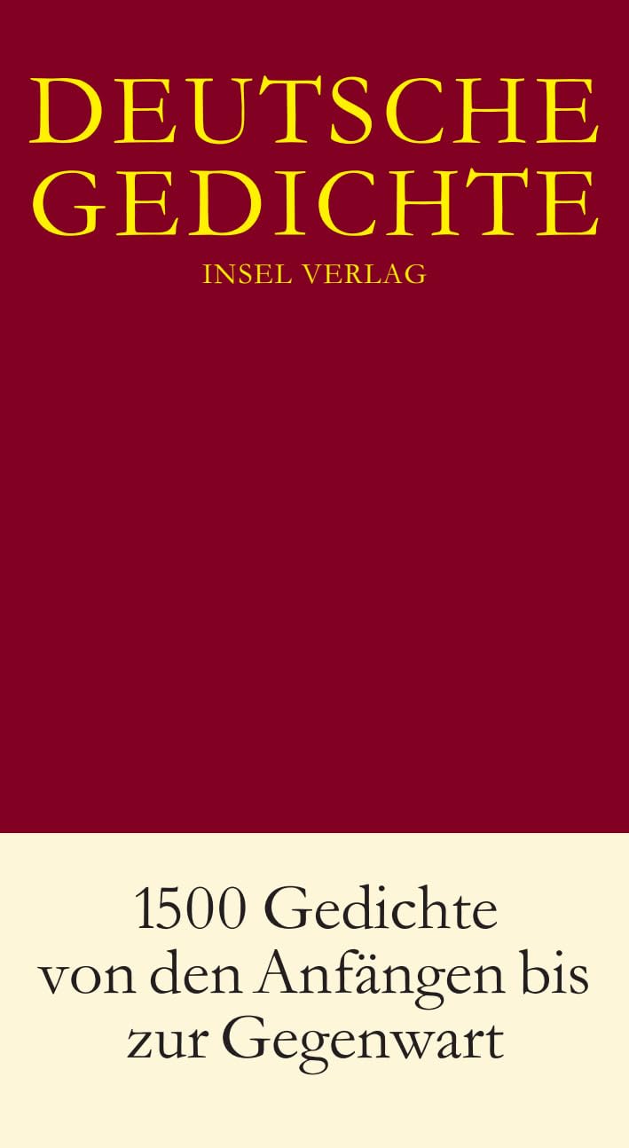 Deutsche Gedichte in einem Band Poetry
