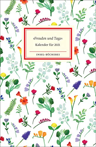 »Freuden und Tage«: Insel-Bücherei Kalender 2021 Living & Furnishing
