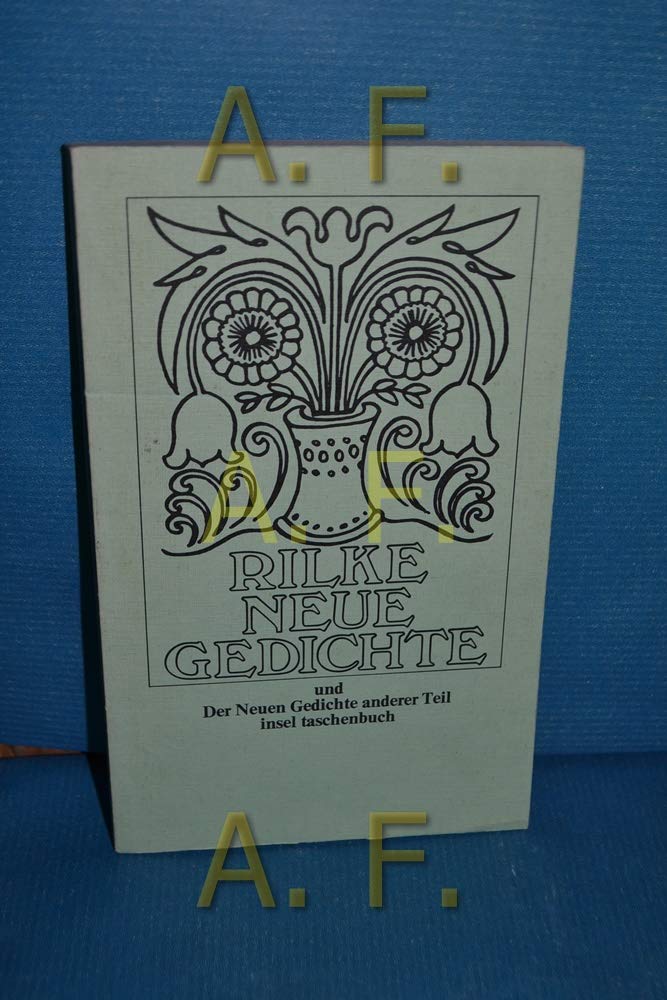 Insel Taschenbücher, Nr.49, Neue Gedichte (insel taschenbuch) Poetry