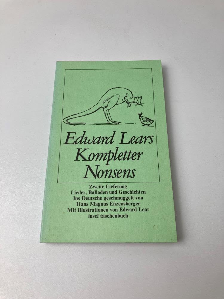 Edward Lears Kompletter Nonsens II. Zweite Lieferung. Lieder, Balladen und Geschichten. Books