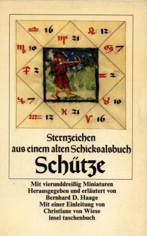 Sternzeichen aus einem alten Schicksalsbuch Schütze. Mit vierunddreißig Miniaturen Books