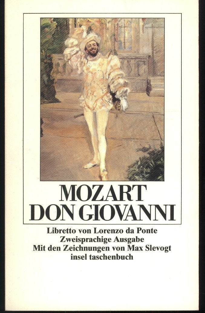 Don Giovanni. Libretto von Lorenzo da Ponte. Zweisprachige Ausgabe Arts & Music