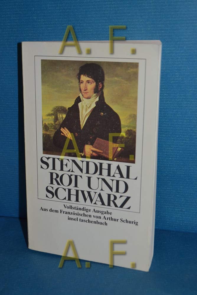 Rot und Schwarz: Zeitbild von 1830 (insel taschenbuch) Classics