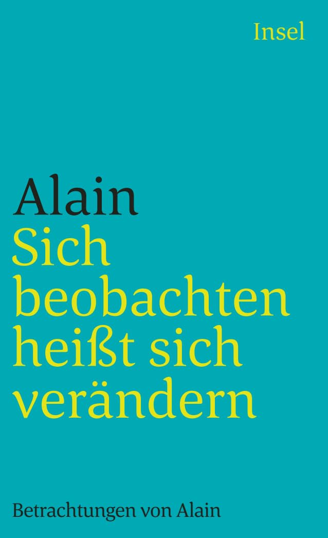 Sich beobachten heißt sich verändern Philosophy