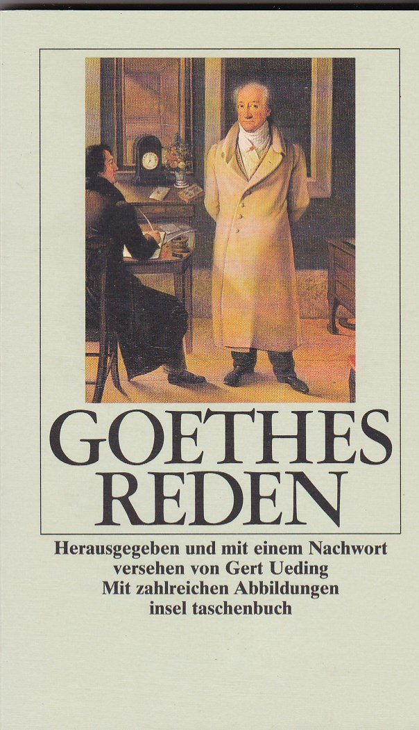 Goethes Reden und Ansprachen (insel taschenbuch) Books