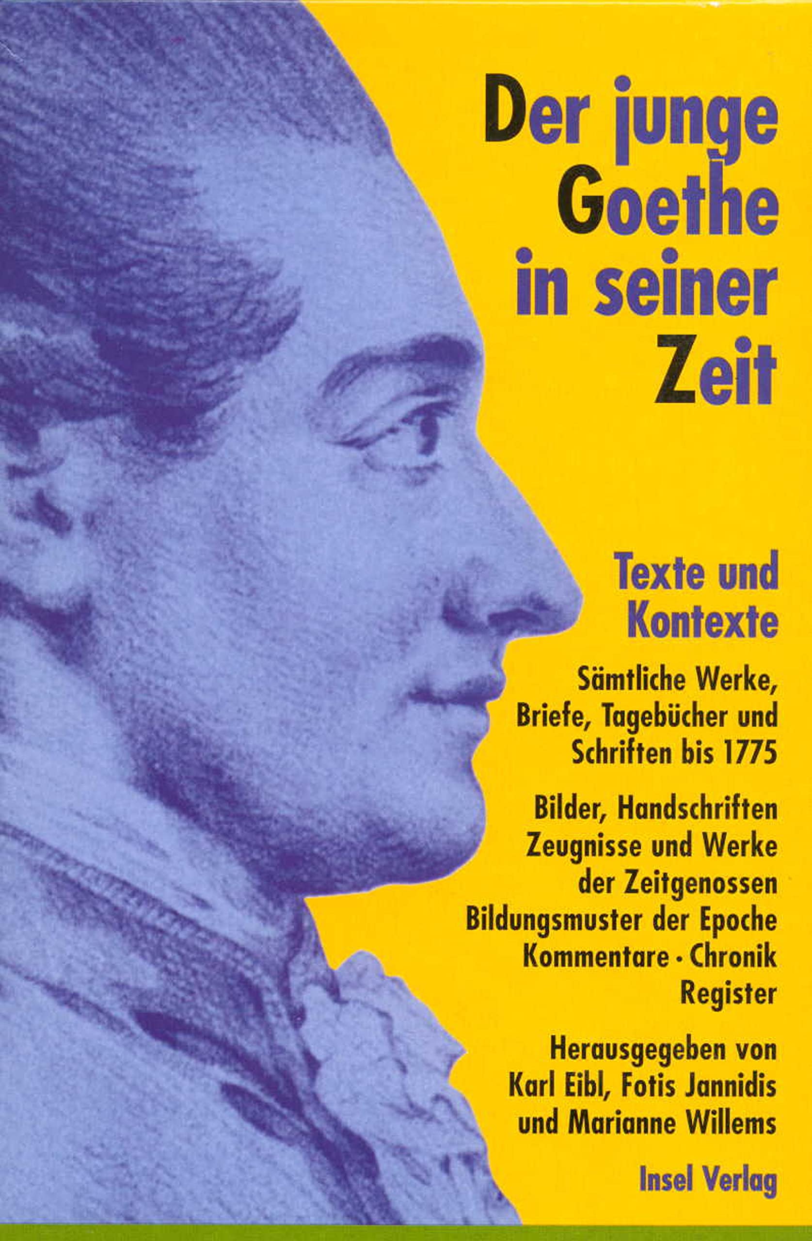 Der junge Goethe in seiner Zeit Contemporary literature