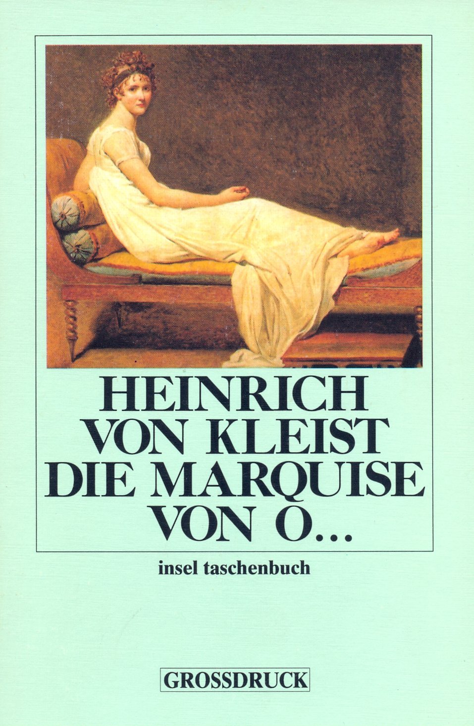 Die Marquise von O, Großdruck Fiction
