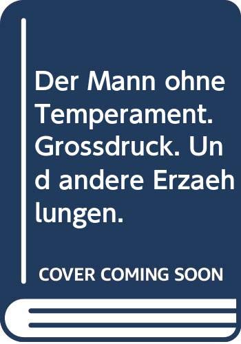Der Mann ohne Temperament und andere Erzählungen: Aus dem Englischen von Heide Steiner (insel taschenbuch) Fiction
