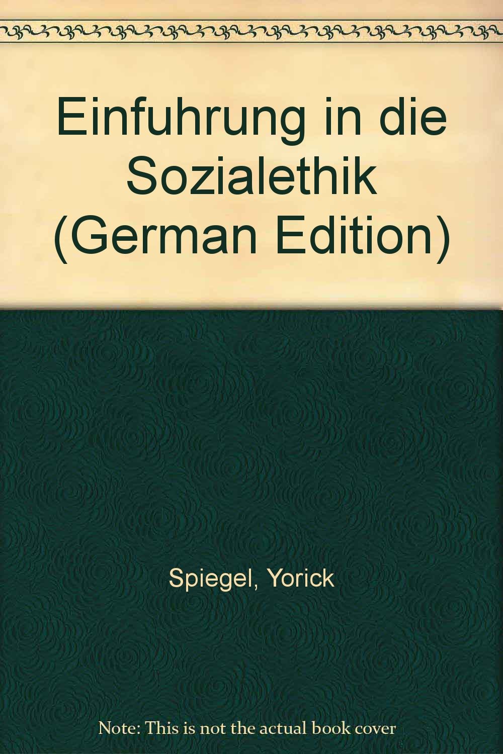 Hinwegzunehmen die Lasten der Beladenen. Einführung in die Sozialethik I. Religion & Esotericism