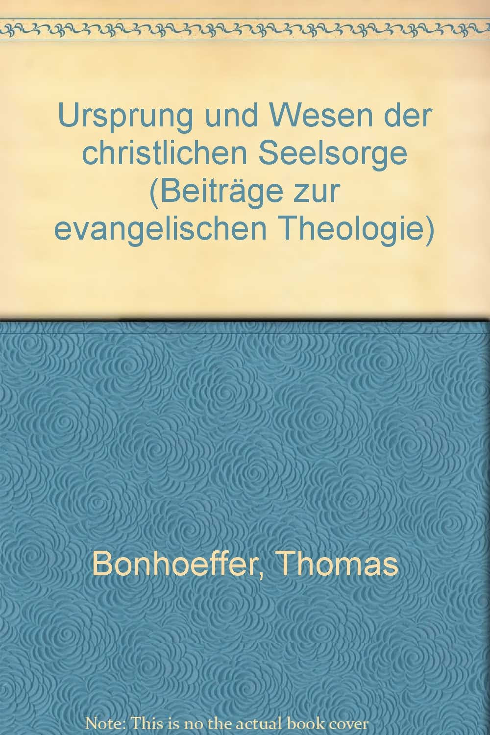 Ursprung und Wesen der christlichen Seelsorge Books