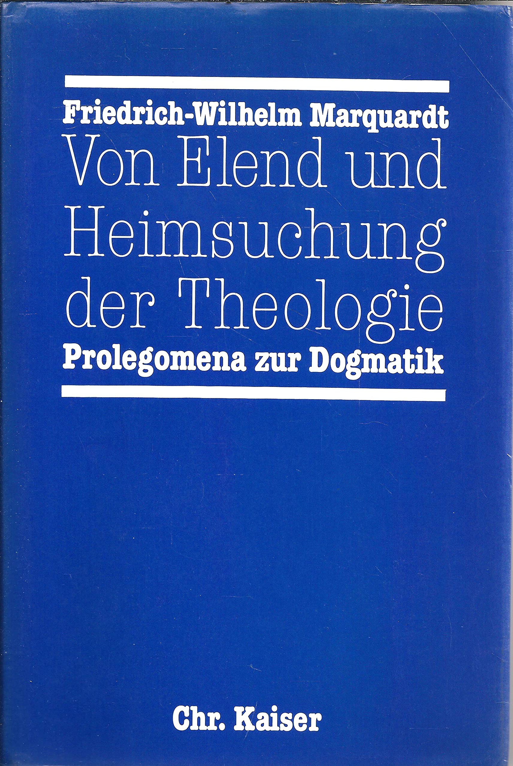 Von Elend und Heimsuchung der Theologie. Prolegomena zur Dogmatik Politics & Society