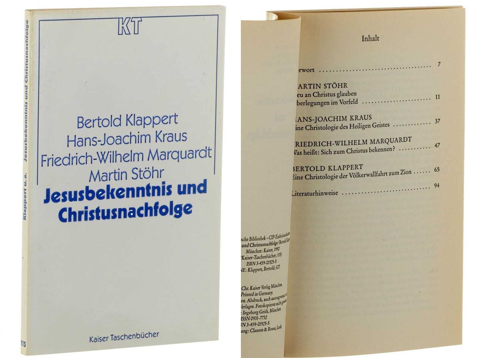 Jesusbekenntnis und Christusnachfolge Religion & Esotericism