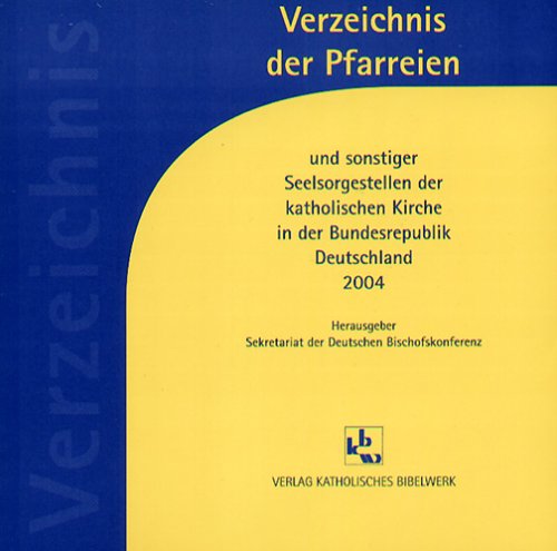 Adressenverzeichnis der Katholischen Pfarrämter Deutschlands: CD-ROM-Version Other software
