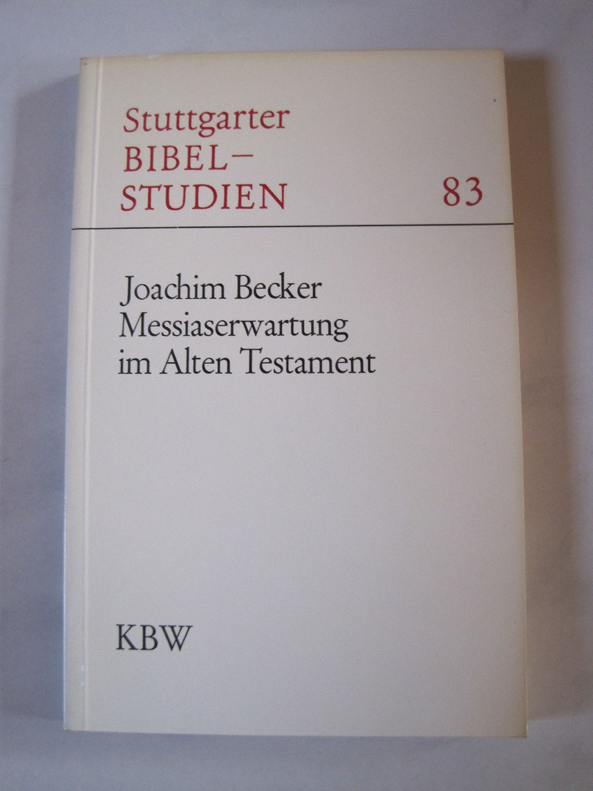 Messiaserwartung im Alten Testament Books