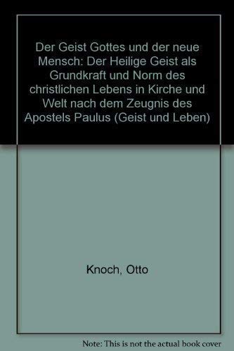 Der Geist Gottes und der neue Mensch (broschiert) Books
