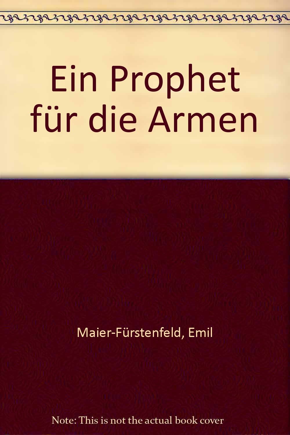 Ein Prophet für die Armen Religion & Esotericism