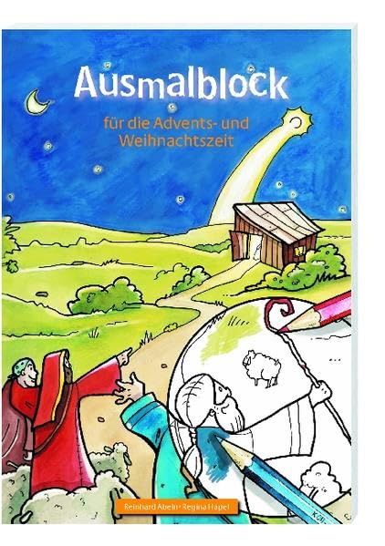 Ausmalblock für die Advents- und Weihnachtszeit Non-fiction