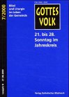 Gottes Volk, Lesejahr B 2000, 8 Hefte u. Sonderbd., H.7, 21. bis 28. Sonntag im Jahreskreis Religion & Esotericism