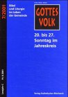 Gottes Volk, Lesejahr C 2001, 8 Hefte u. Sonderbd., H.7, 20. bis 27. Sonntag im Jahreskreis Religion & Esotericism