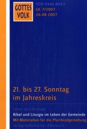 Gottes Volk: 22. bis 27. Sonntag im Jahreskreis Books