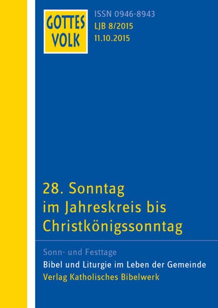 Gottes Volk LJ B8/2015 Religion & Esotericism