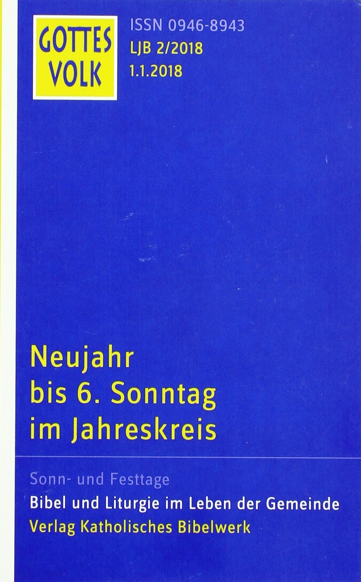 Gottes Volk LJ B2/2018 Film, Art & Culture