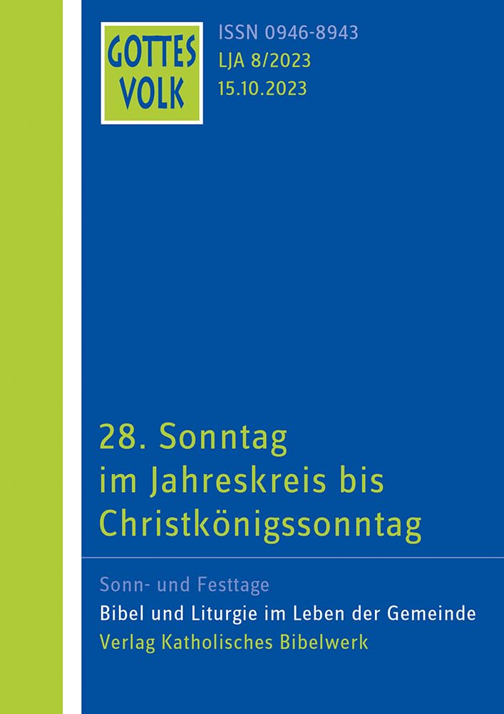 Gottes Volk LJ A8/2023: 28. Sonntag im Jahreskreis book