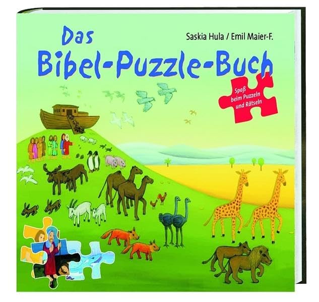 Das Bibel-Puzzle-Buch: Mit vier 24teiligen Puzzeln zu vier biblischen Geschichten und vielen Rätseln: Spaß beim Puzzeln und Rätseln. Mit vier ... biblischen Geschichten und vielen Rätseln Non-fiction