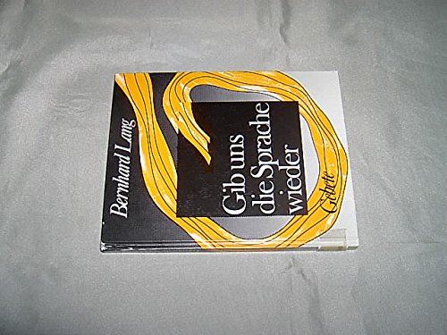 Product Image: Gib uns die Sprache wieder. Gebete