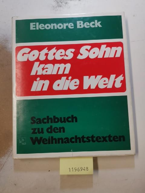 Gottes Sohn kam in die Welt: Sachbuch zu den Weihnachtstexten (Sachbuch zur Bibel) Health, Nutrition & Fitness