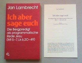 Ich aber sage euch: Die programmatische Rede Jesu (Mt 5-7; Lk 6,20-49) Politics & Society